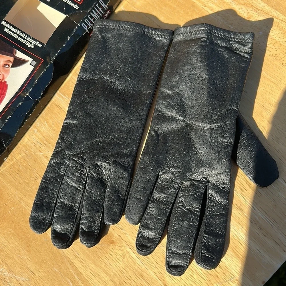 Premier Genuine Leather Matched Knit Lining Warmth & Style Glove New